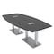 Skutchi Designs 45 in W, 96 in L, 29 in H, Engineered Wood Top, Grey HAR-BOT-46x93-DOU-ELEC-ASIANNIGHT - alternate 1